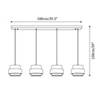 Perra Pendant Light Travertine