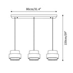 Ritta Pendant Light Travertine
