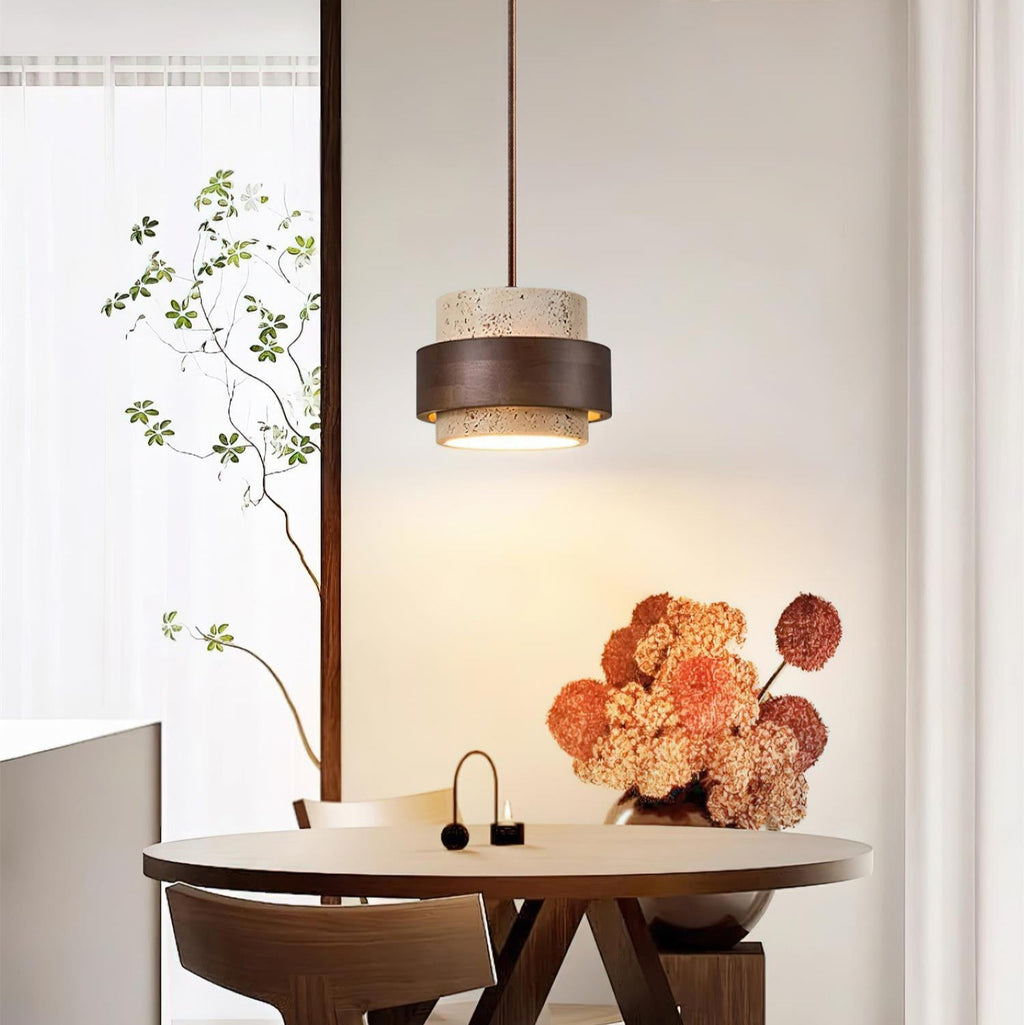 Perra Pendant Light Travertine