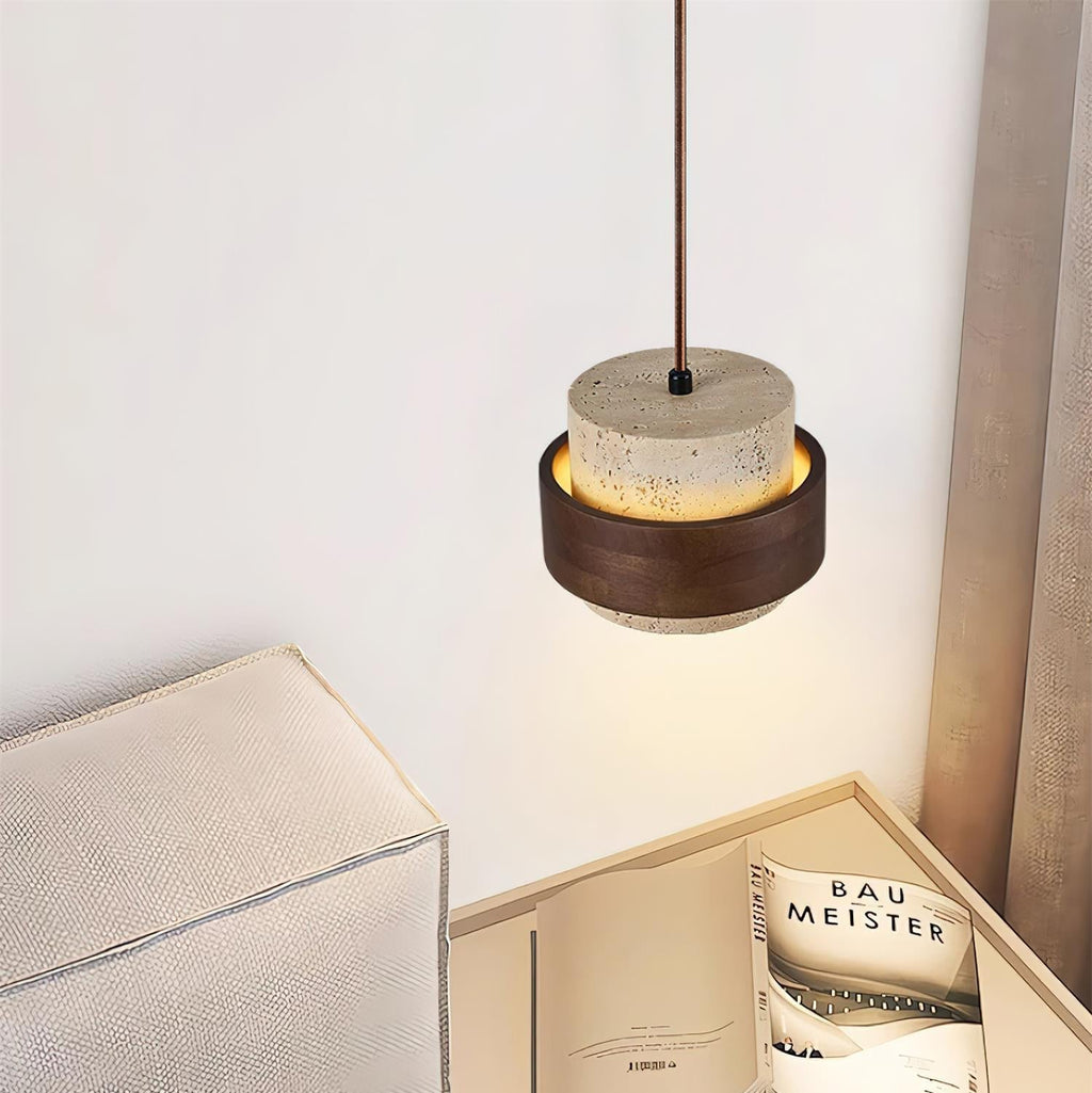 Perra Pendant Light Travertine