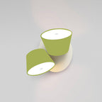 Fivra Modern Dual-Shade Wall Lamp