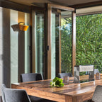Fivra Modern Dual-Shade Wall Lamp