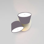 Fivra Modern Dual-Shade Wall Lamp