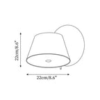 Fivra Modern Dual-Shade Wall Lamp