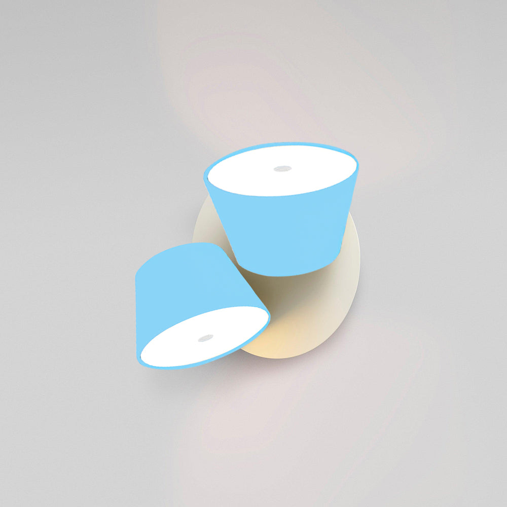 Fivra Modern Dual-Shade Wall Lamp