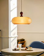 Eldom Amber Glass Shade Pendant Light