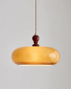 Eldom Amber Glass Shade Pendant Light