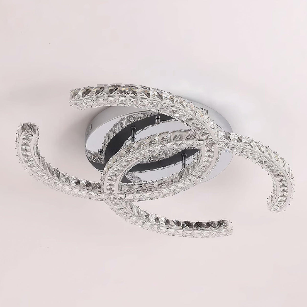 Kristy Crystal Ceiling Light  Double C