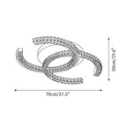 Kristy Crystal Ceiling Light  Double C