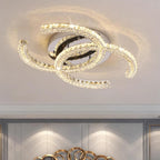 Kristy Crystal Ceiling Light  Double C