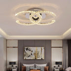Kristy Crystal Ceiling Light  Double C