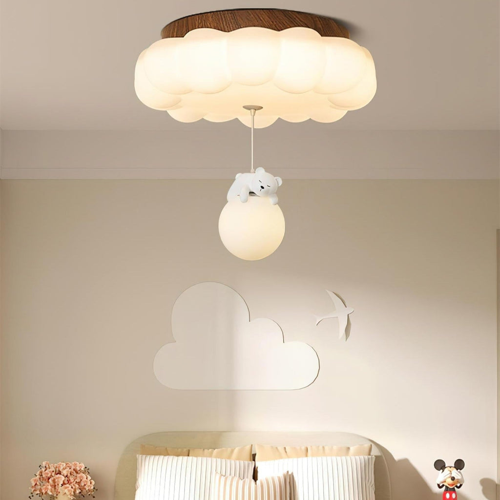 Quen Cute Cake Bear Ceiling Light
