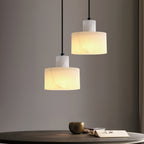 Alabaster  Pendant Lgiht Dual Cylindrical