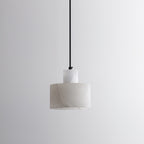 Alabaster  Pendant Lgiht Dual Cylindrical