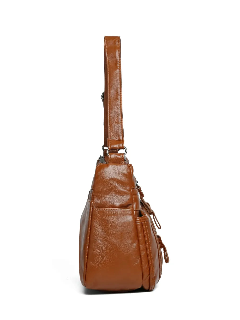 Sac porté épaule en cuir à bandoulière réglable