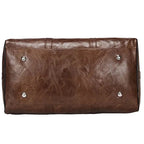 Leather Travel Bag – Vintage PU Leather Weekend Duffle Bag
