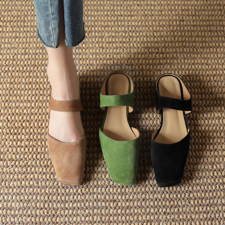 Women's Flat Mules | Retro Slip-On Slides