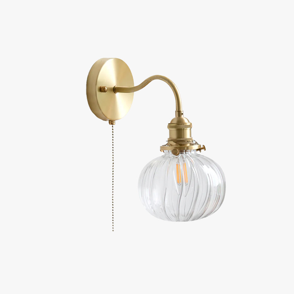 June Vintage Glass Wall Lamp – Elegant Retro Lighting Fixture