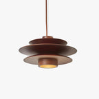 Axis Mid Century Walnut Pendant Light
