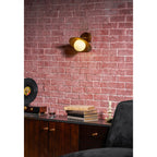 Marie Petite Flush Mount Surface Ceiling Lamp Organic Stone LED Bedroom Hallway — Multiple Finishes