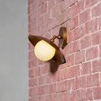 Marie Petite Flush Mount Surface Ceiling Lamp Organic Stone LED Bedroom Hallway — Multiple Finishes