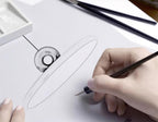 Pendant Lamp Disc with Loop Detail Ambient Minimalist