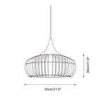 Zivora Natural Bamboo Rattan Pendant Light