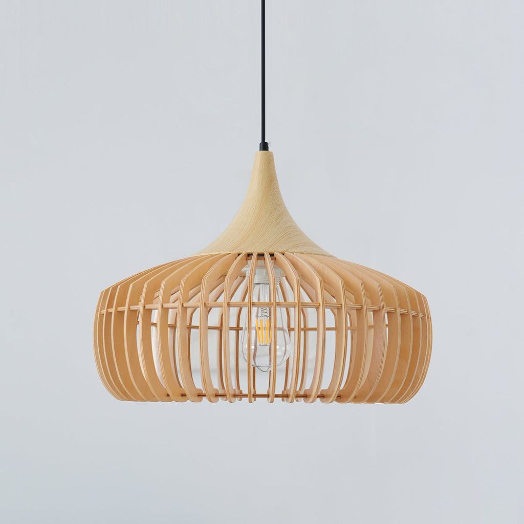 Zivora Natural Bamboo Rattan Pendant Light