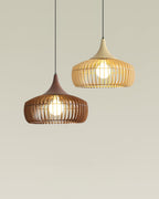 Zivora Natural Bamboo Rattan Pendant Light