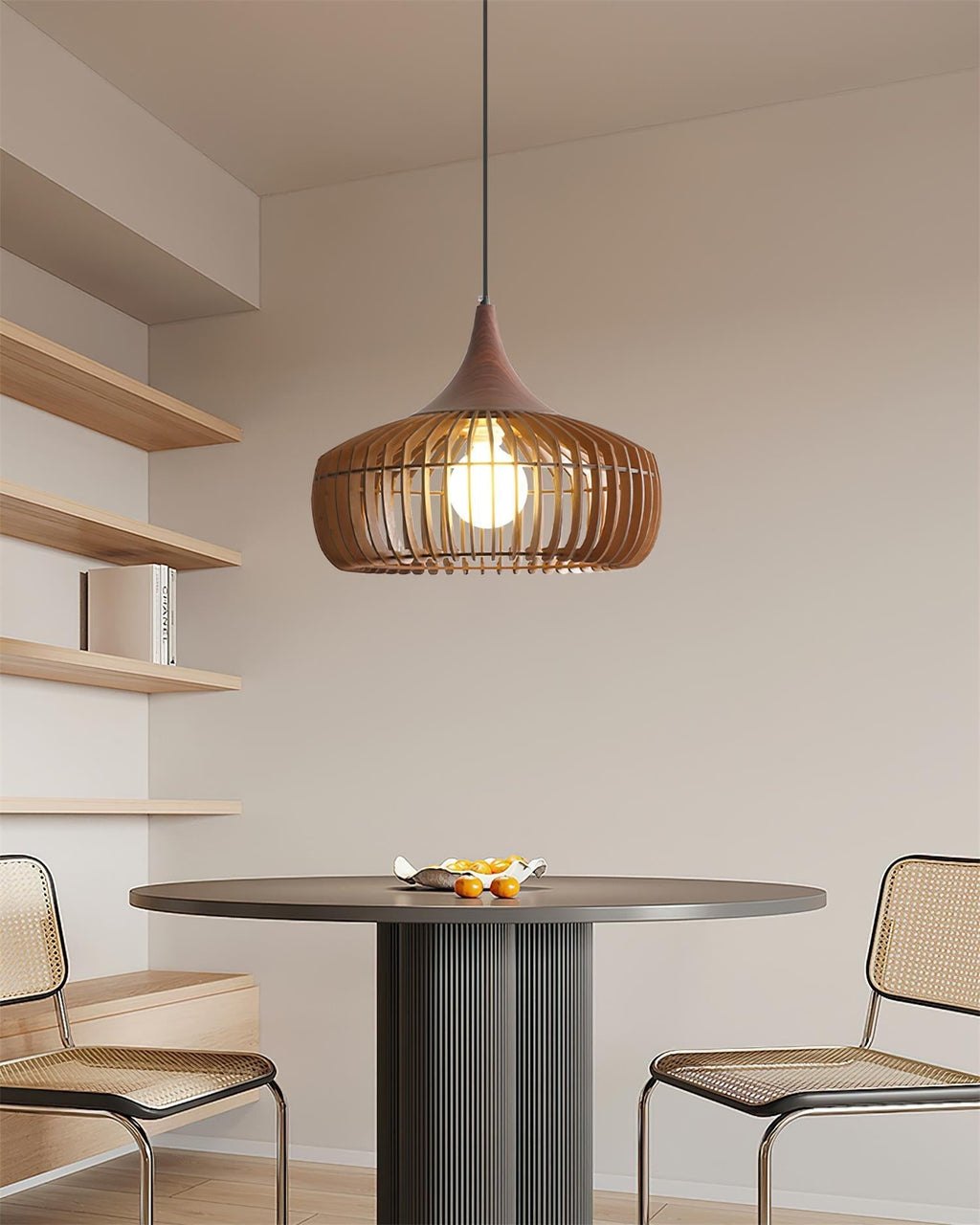 Zivora Natural Bamboo Rattan Pendant Light