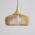 Zivora Natural Bamboo Rattan Pendant Light