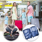 7-Piece Travel Packing Cubes Set – Suitcase Clothing Organizer Bags for Luggage, Mesh Packing Cubes & Travel Storage Bags