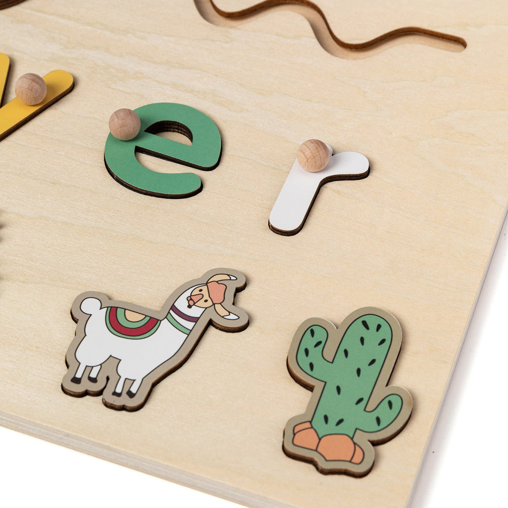 Toddlers Personalized Wooden Puzzle