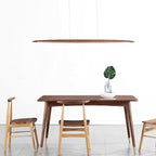 Duvane Minimalist Wooden LED Pendant Light