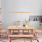 Duvane Minimalist Wooden LED Pendant Light