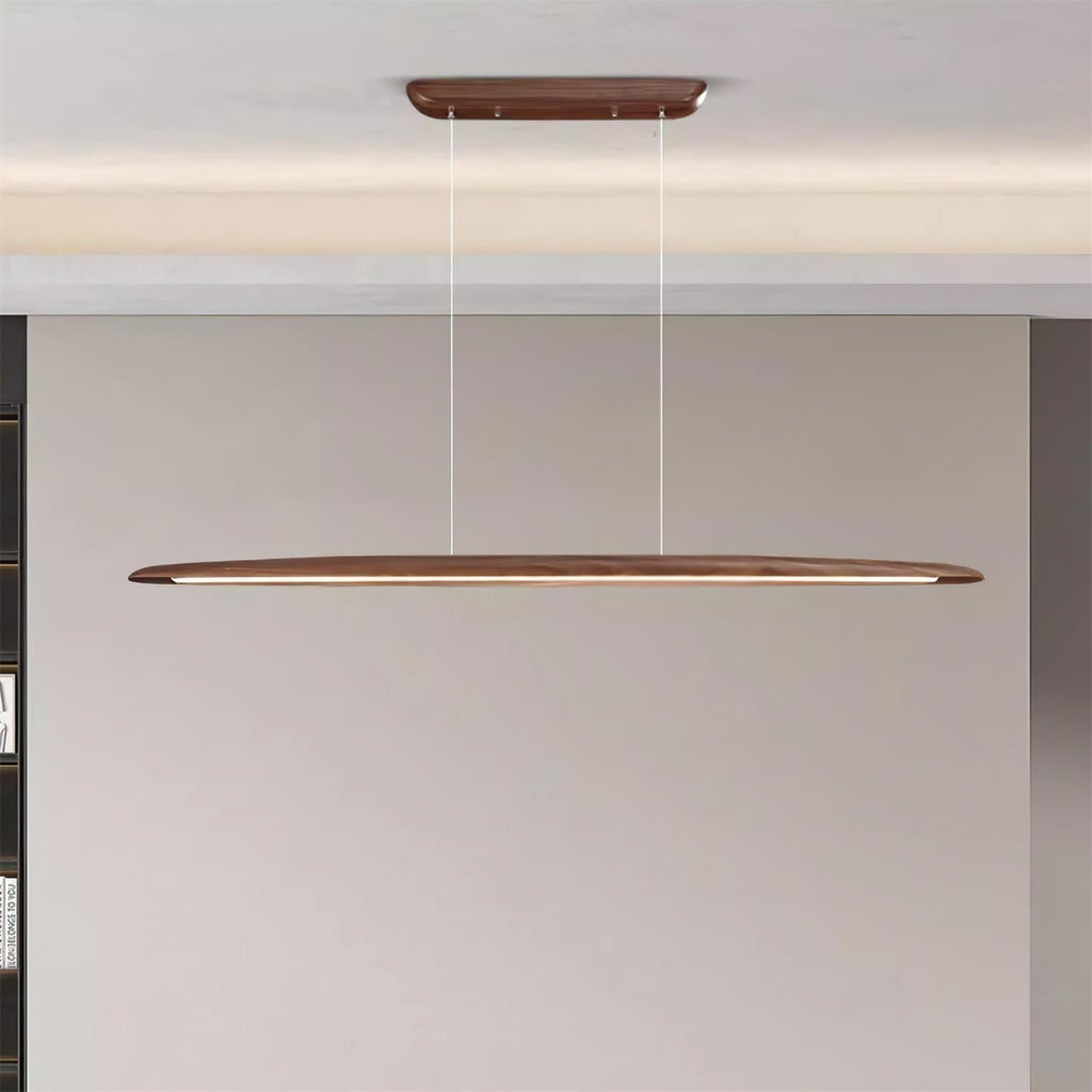 Duvane Minimalist Wooden LED Pendant Light