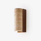 Nula Natural Travertine Wall Lamp – Timeless Stone Accent Lighting