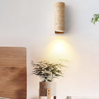 Nula Natural Travertine Wall Lamp – Timeless Stone Accent Lighting