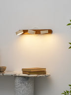 Travertine Duo LED Wall Light Natural Stone Dimmable Bedroom Living Room — 2 to 3 Lights