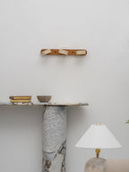 Travertine Duo LED Wall Light Natural Stone Dimmable Bedroom Living Room — 2 to 3 Lights