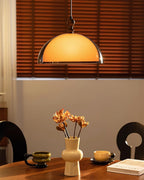 Solven Amber Acrylic Dome Pendant Light