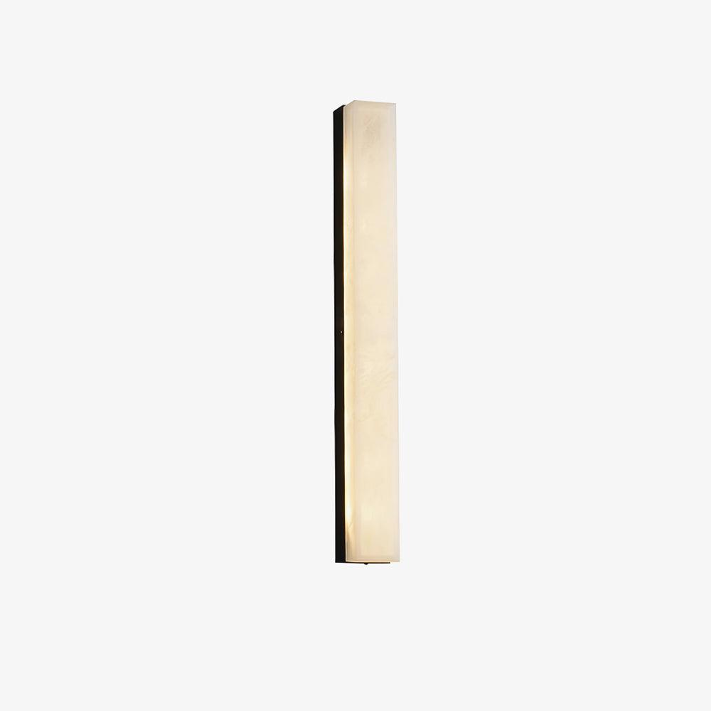 Isen Linear Wall Lamp – Elegant Brass & Alabaster Lighting
