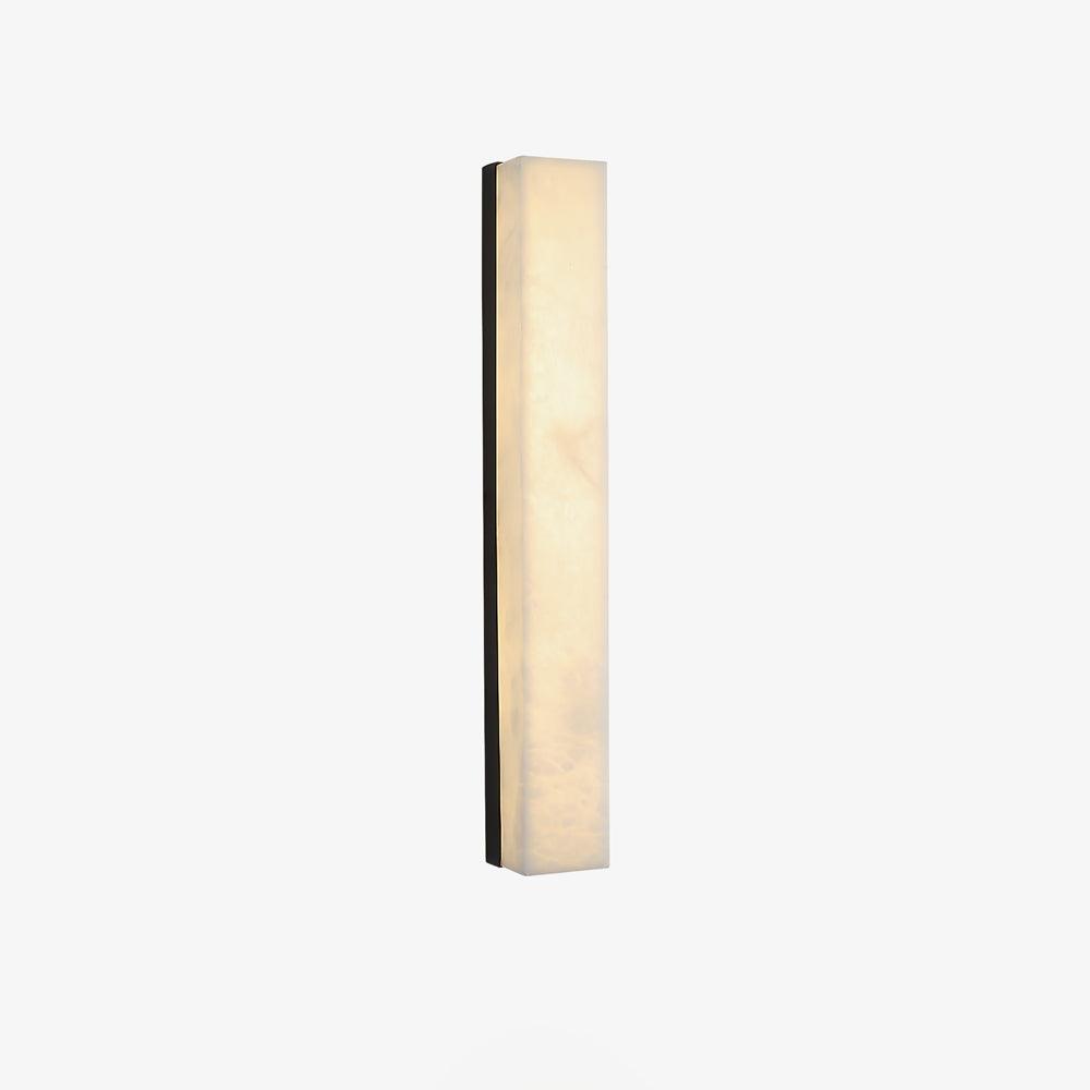 Isen Linear Wall Lamp – Elegant Brass & Alabaster Lighting