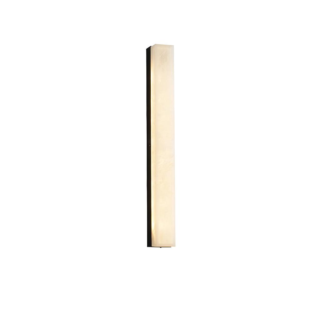 Isen Linear Wall Lamp – Elegant Brass & Alabaster Lighting