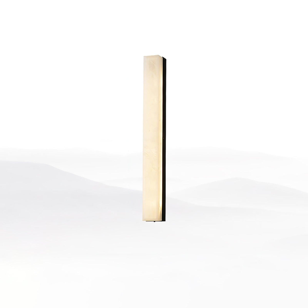 Isen Linear Wall Lamp – Elegant Brass & Alabaster Lighting