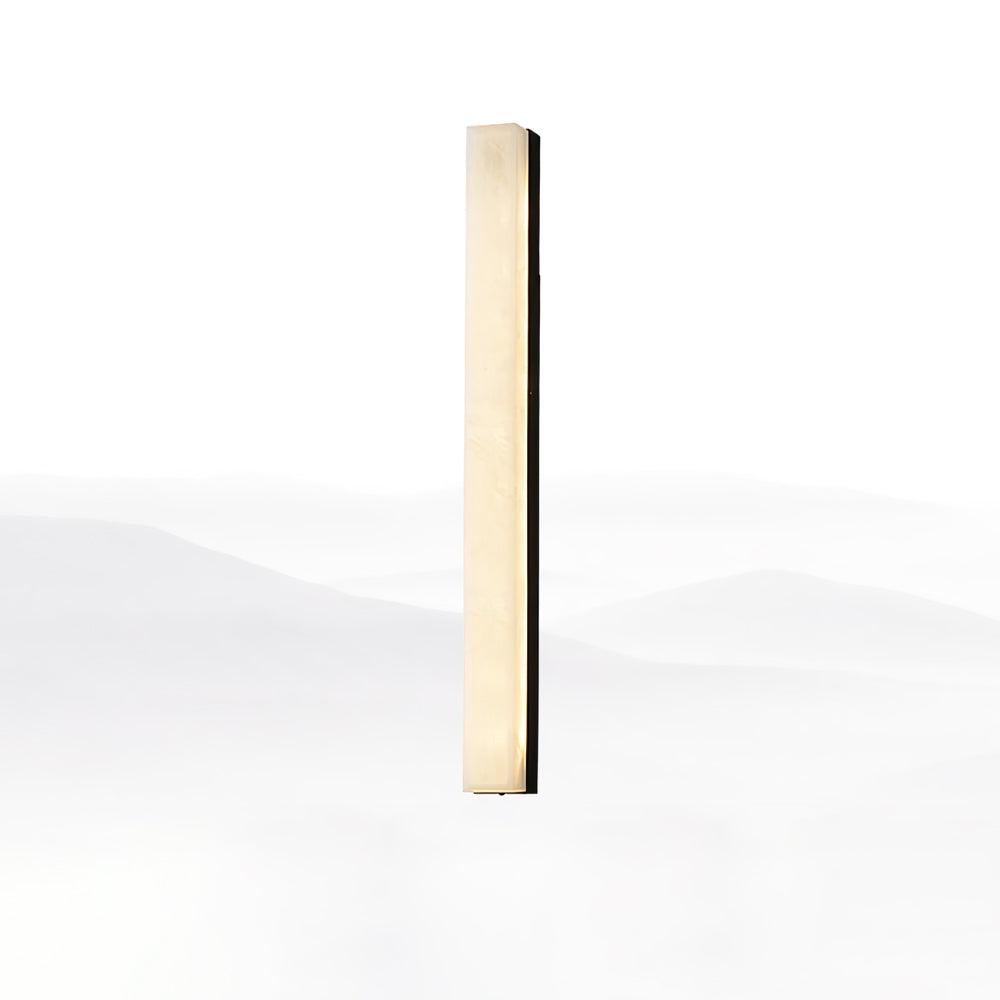 Isen Linear Wall Lamp – Elegant Brass & Alabaster Lighting