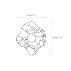 Abnormal Marble Wall Lamp Irregular Natural Stone LED Bedroom Living Room — Black White Grey