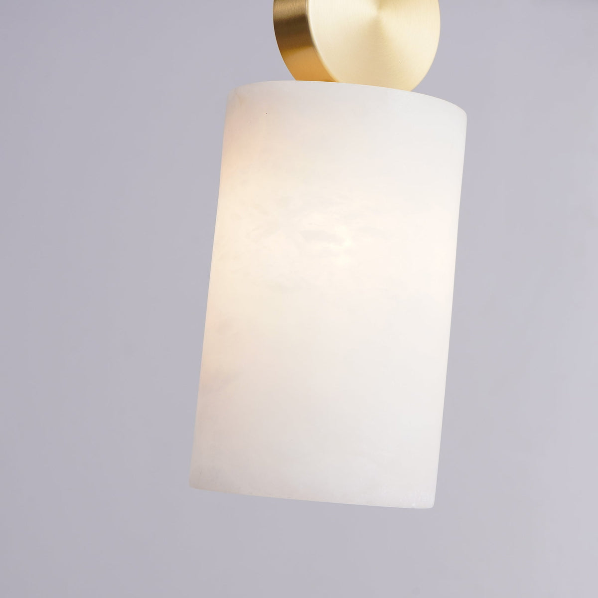 Etruscan Pendant Light Alabaster & Brass