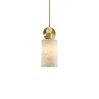 Etruscan Pendant Light Alabaster & Brass