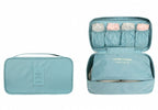 Travel Suitcase Organizer Bag for Women – Lingerie, Bra & Toiletry Pouch